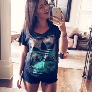 Adidas Camo Graphic Tee